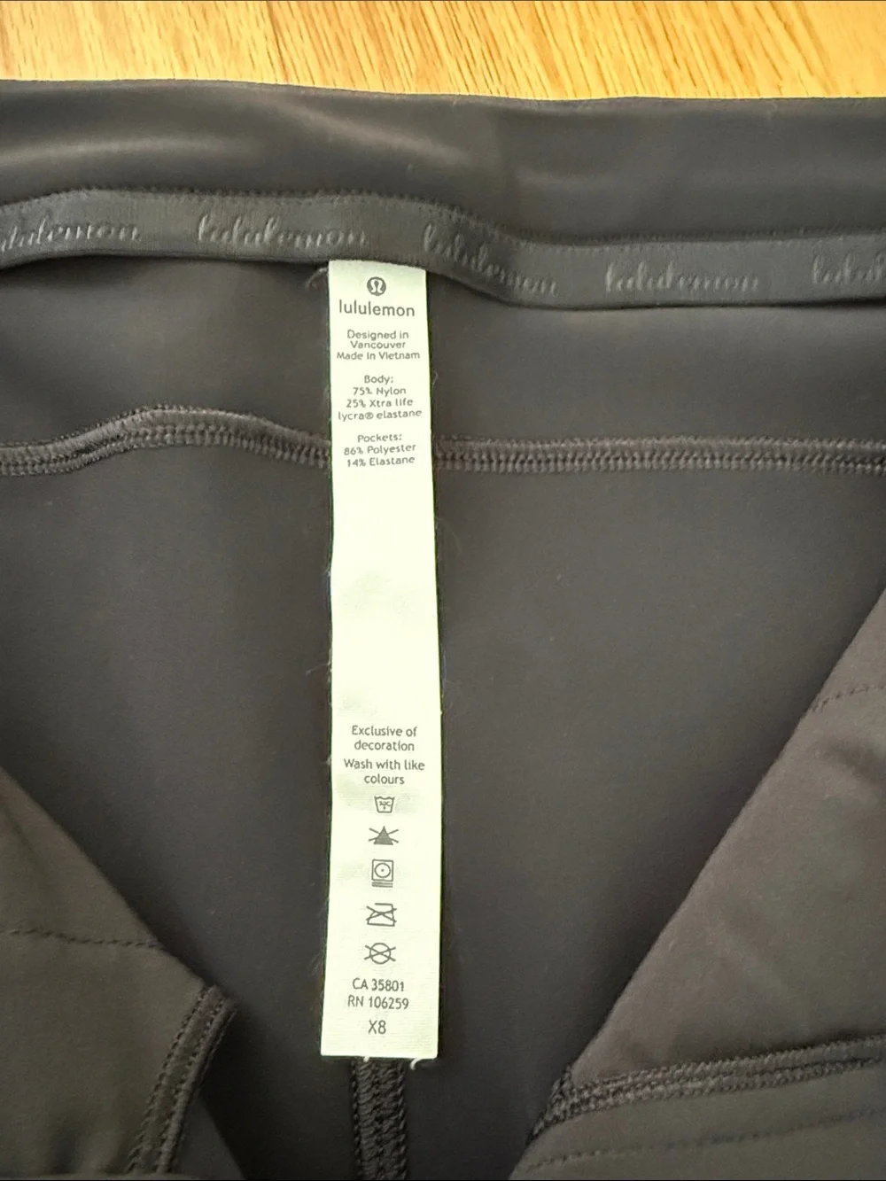 lululemon athletica Black High-Rise Pants